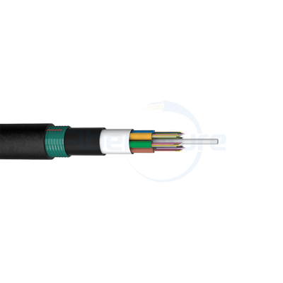 Direct Buried Single Armored Double Jacket Fiber Optic Cable GYFTY53