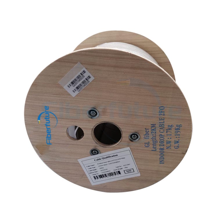 FTTH Self-supporting Bow-type Drop Cable With 7 Stranded Steel Wire