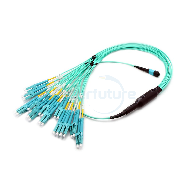 24F MTP-LC/SC/FC/ST Staggered Harness Cables 