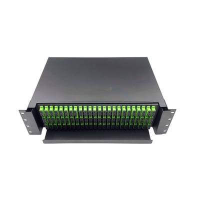 19 Inch 3RU Rack Mount Fiber Patch Panel for FTTH Network