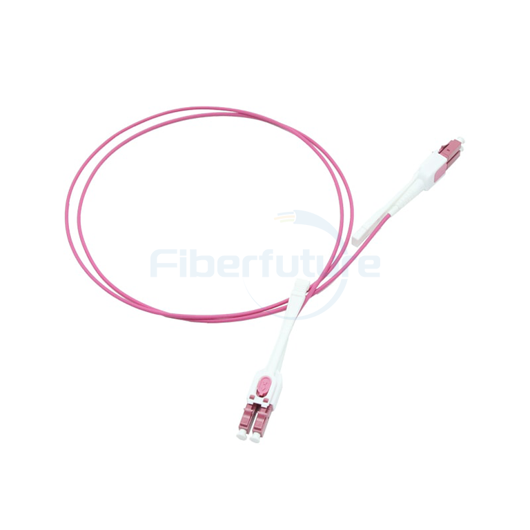 Polarity Switchable Uniboot LC-LC Duplex Patch Cable with Push-Pull Tab