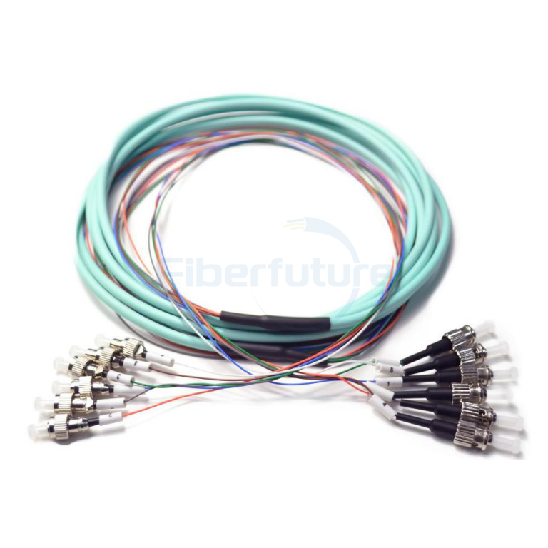 FC ST Pre Terminated Fiber Cable with LSZH Jacket