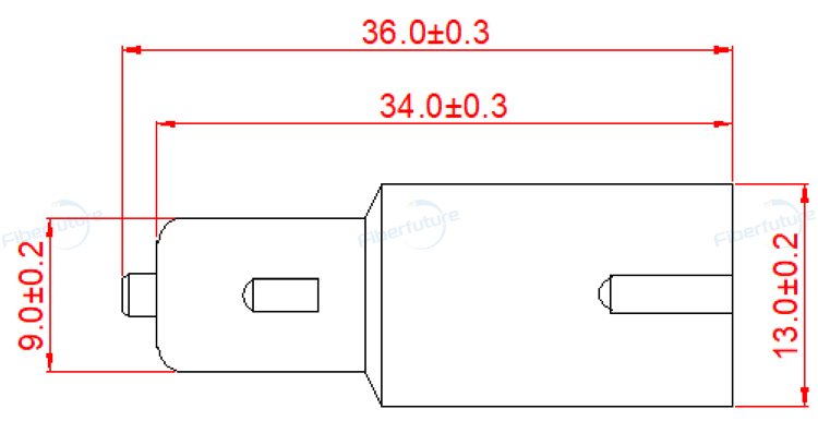 SC FTTH Optical Grating Reflector for FTTx Application