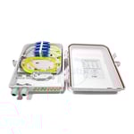 SC Simplex Optical Fiber FTTH Terminal Box 16 Ports