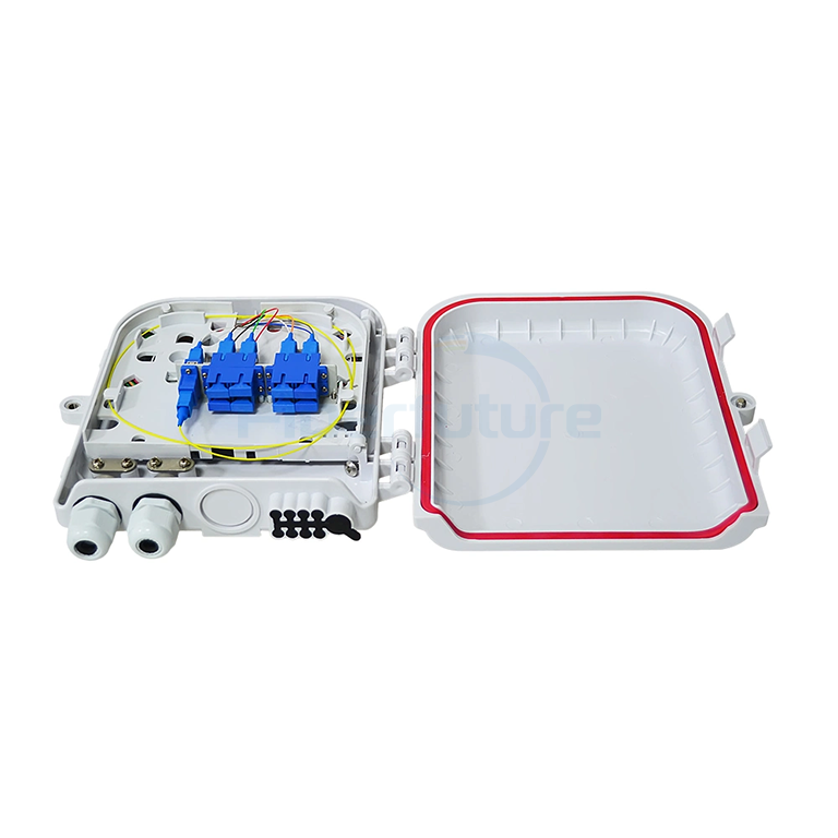 8 Ports Optical Fiber Terminal Box Wall and Pole Mountable