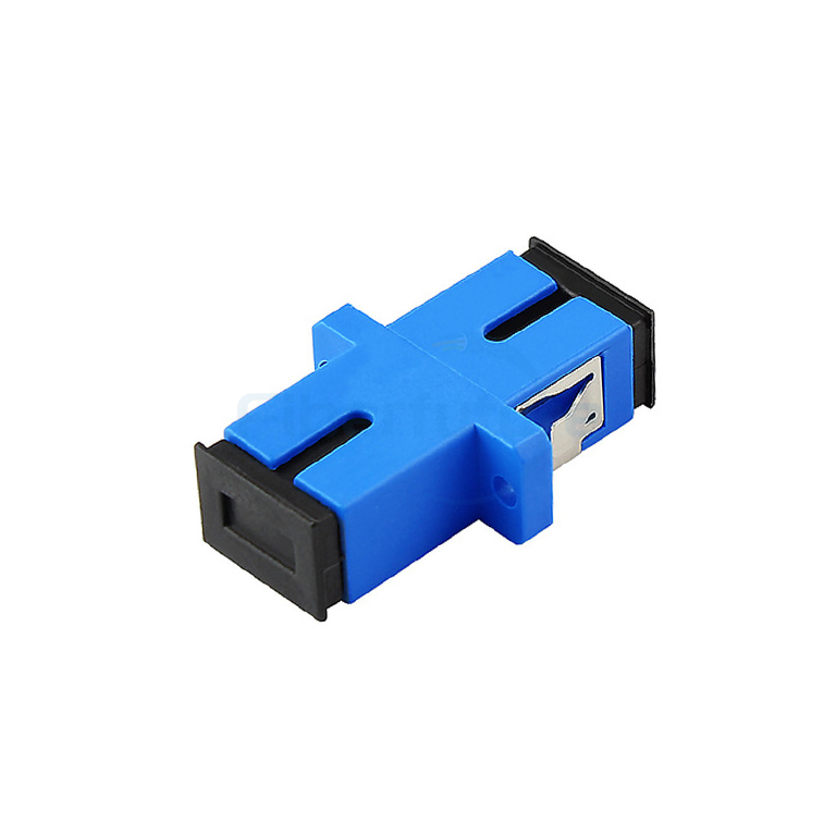 SC Simplex Blue Fiber Optic Adapter Ceramic 9/125 Single mode