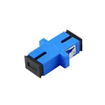 SC Simplex Blue Fiber Optic Adapter Ceramic 9/125 Single mode