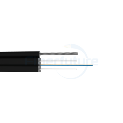 FTTH Self-supporting Bow-type Drop Cable With 7 Stranded Steel Wire
