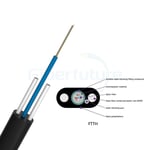 Aerial Outdoor Flat Drop Fiber Optic Cable GYFXTBY