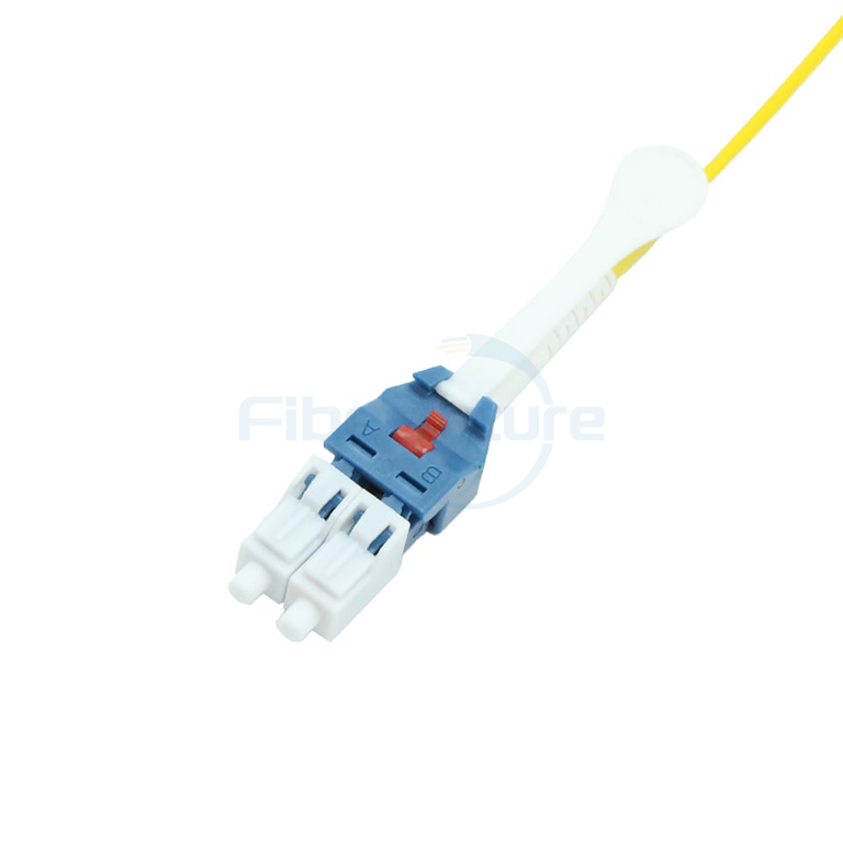 Polarity Switchable Uniboot LC LC Duplex Patch Cable with Pull Tab 