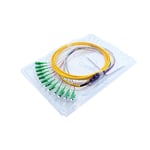 Ribbon Cable Fanout 0.9mm Fiber Optic Pigtails 4-12F 
