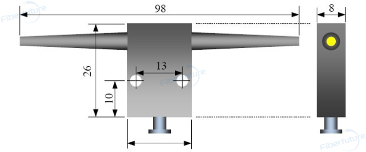 In-line Variable Optical Attenuator (VOA) SC LC FC 