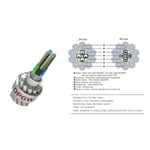 Aluminum PBT Tube OPGW Cable