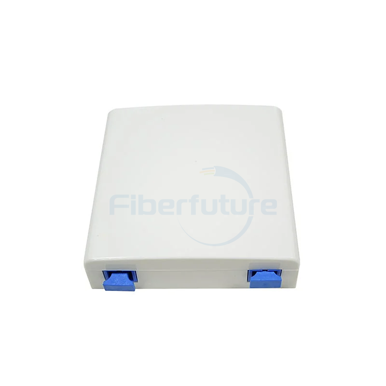 FTTH 2 Core Fiber Termination Box Desk Mounted or Wall Mounted