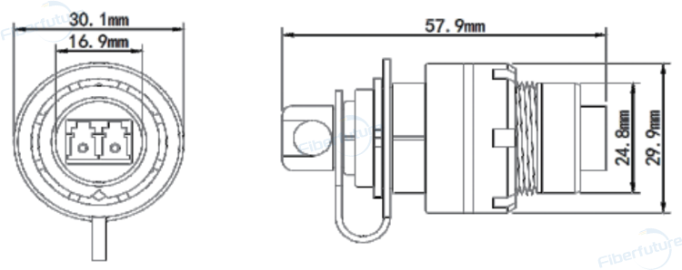 OptiTap Duplex LC Adapter