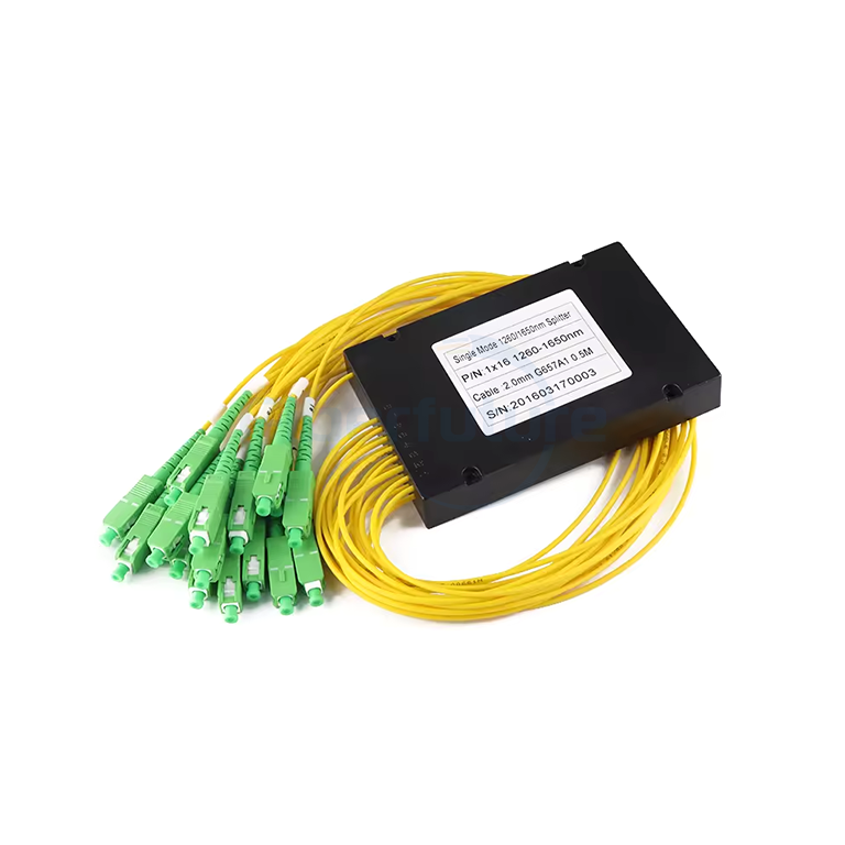 1x16 ABS FTTH PLC Splitter with SC APC Connector