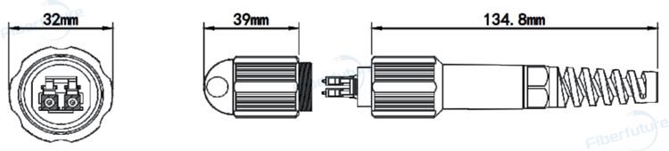 FTTA Waterproof PDLC Connector