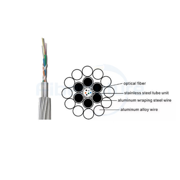 AL-covered Stainless Steel Tube OPGW Cable