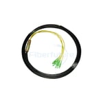 4 Fibers Armored PE Jacketed Waterproof Pigtail for Outdoor 