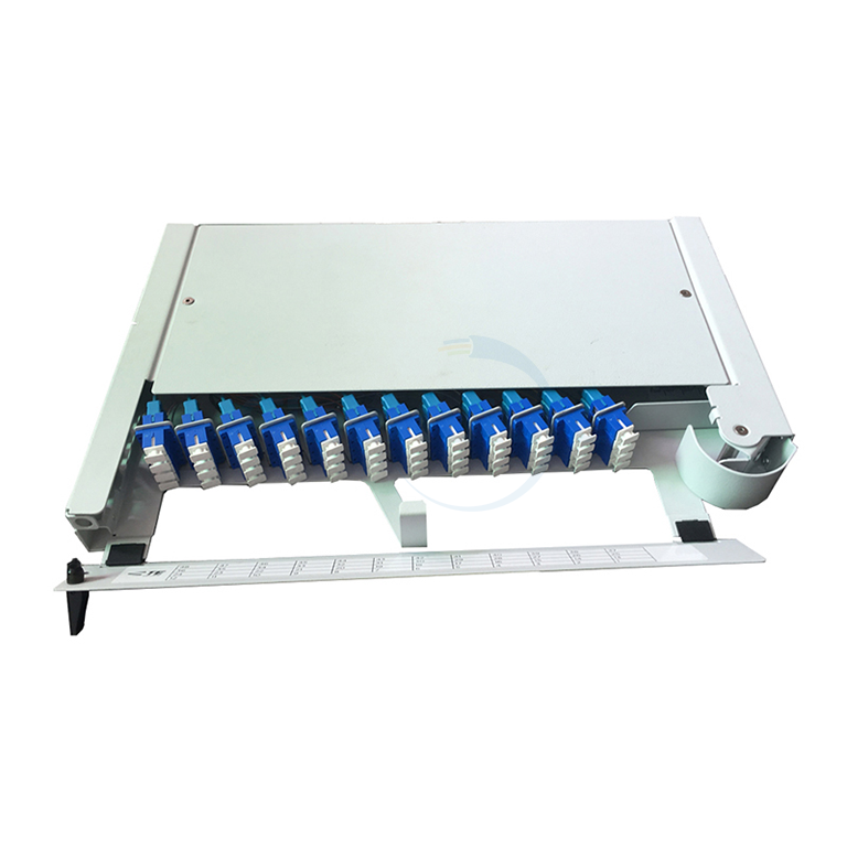 Cold Rolled Sheet Fiber Distribution Frame 24-144 Ports