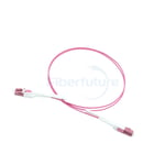 Polarity Switchable Uniboot LC-LC Duplex Patch Cable with Push-Pull Tab