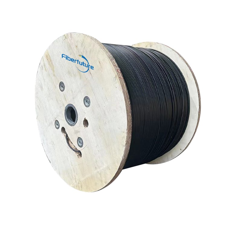  36 Cores G.652.D Fibers ADSS Cable 200m span