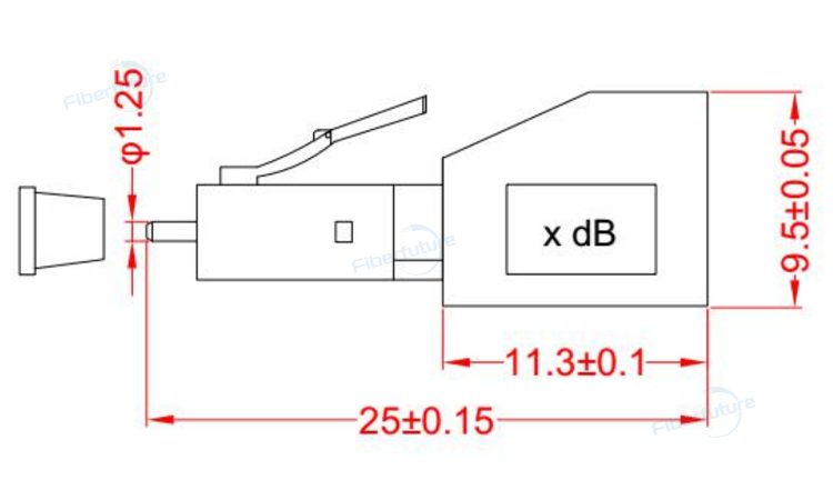 Customized LC Attenuator 1dB 3dB 5dB 10dB 15dB