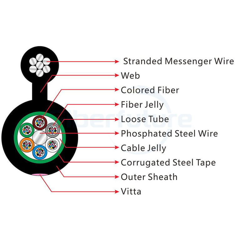 Figure 8 Cable With Steel Tape GYTC8S