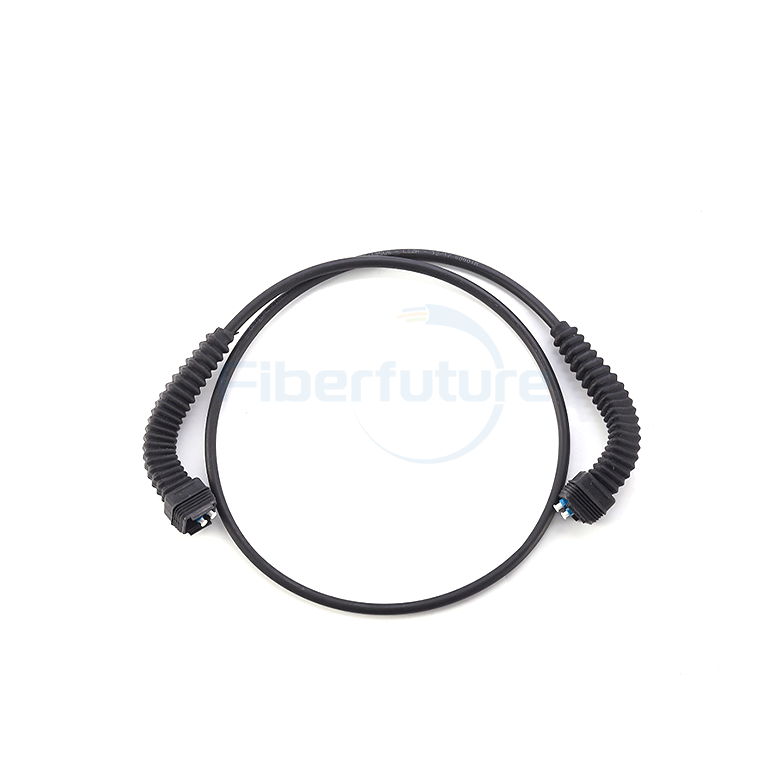 NSN Boot Duplex LC Fiber Optic Jumper IP67 Waterproof