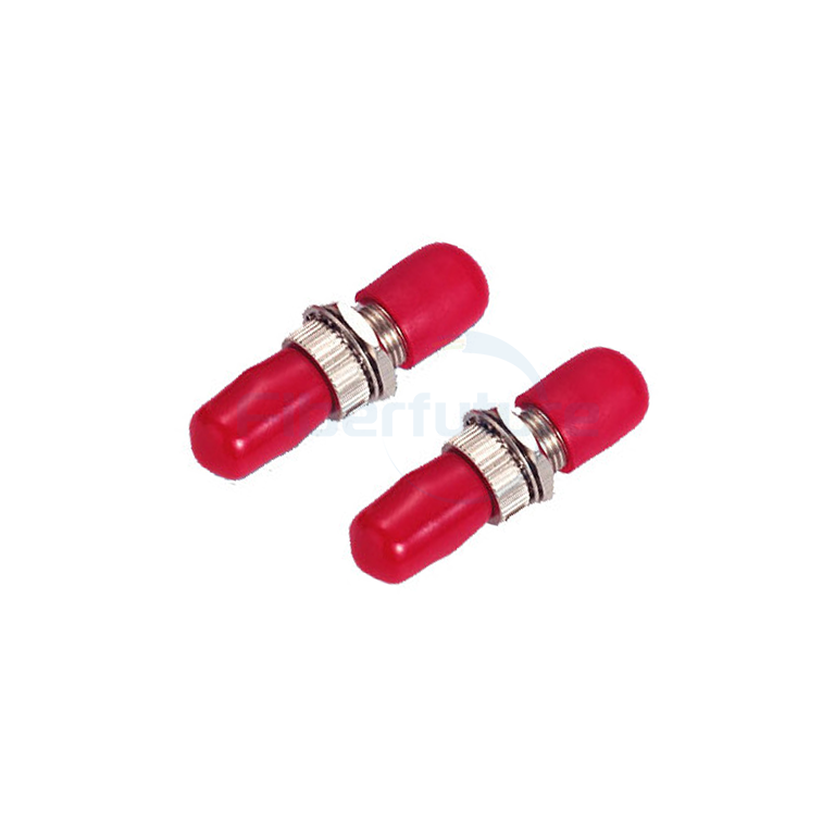 Ceramic ST Fiber Adapter 9/125 Round