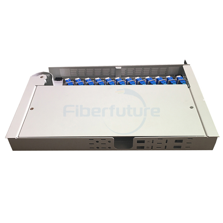 Cold Rolled Sheet Fiber Distribution Frame 24-144 Ports