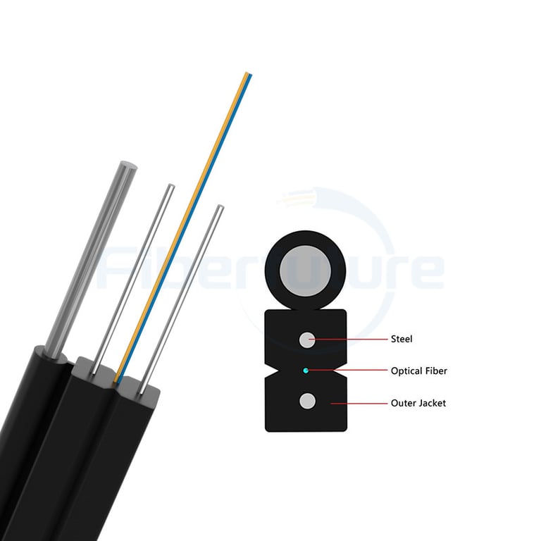 GJYXCH Self-Supporting Drop Cable With Steel Wires
