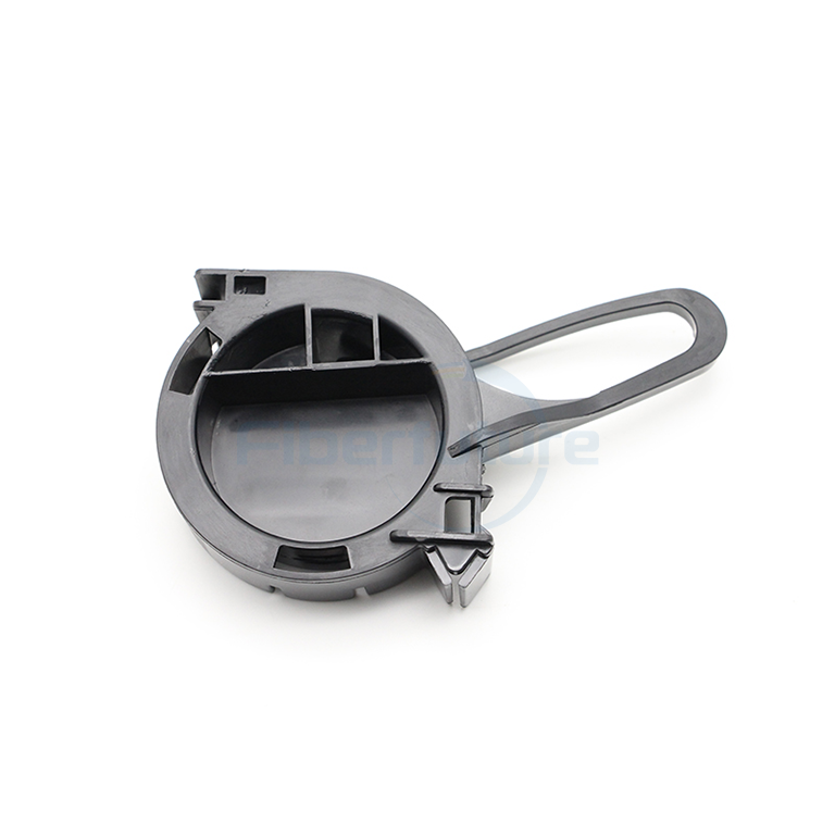 FTTH Round Drop Cable Clamp for 2.0-4.0mm Outside Diameter
