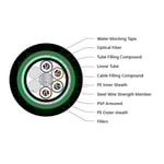 Direct Buried Single Armor Double Jacket Fiber Optic Cable GYTY53