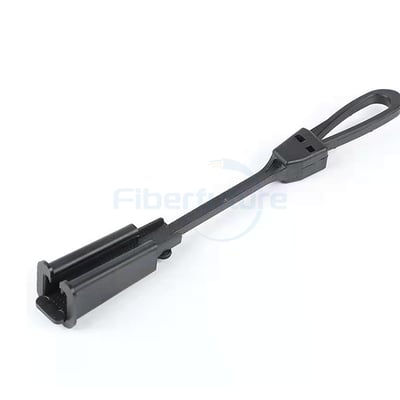 Plastic FTTH Flat Fiber Optic Drop Wire Clamp