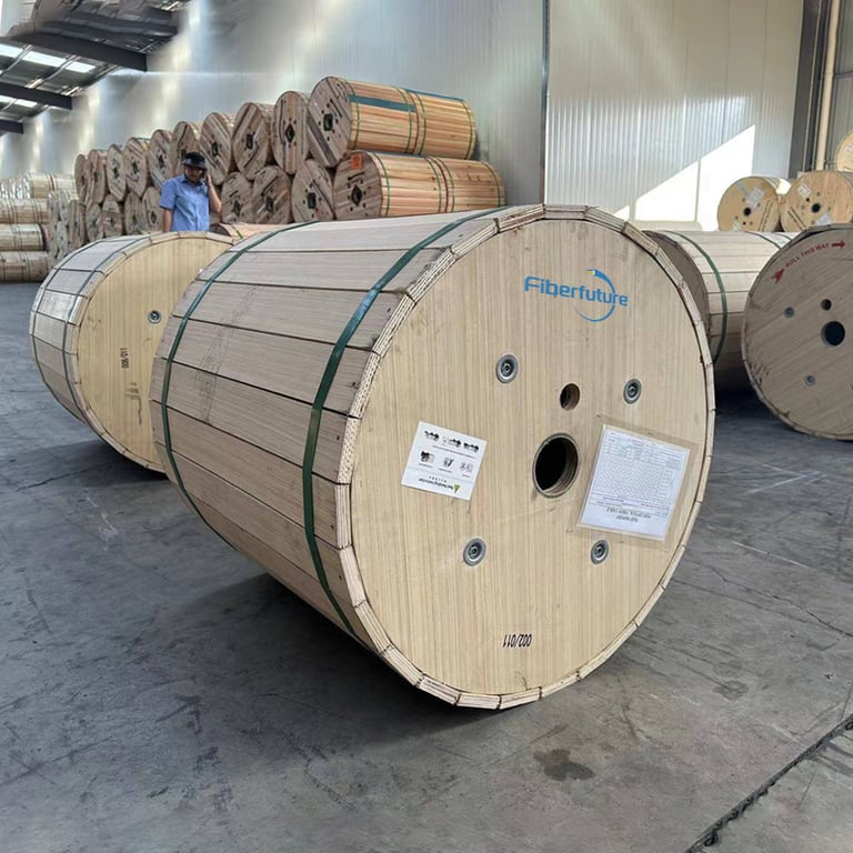 144 Cores G.652.D Fibers ADSS Cable 800m span