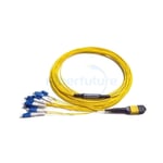 SM OS2 MPO MTP TO LC Harness Cable 12 Core