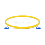 LC UPC to LC UPC Simplex Fiber Optic Patch Cord Tight Buffered