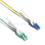 3.0mm Fiber Optic Patch Cord Push Pull Switch Polarity LC Uniboot 