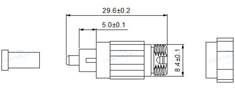 Fixed Female & Male In-line FC Attenuator 1-30dB