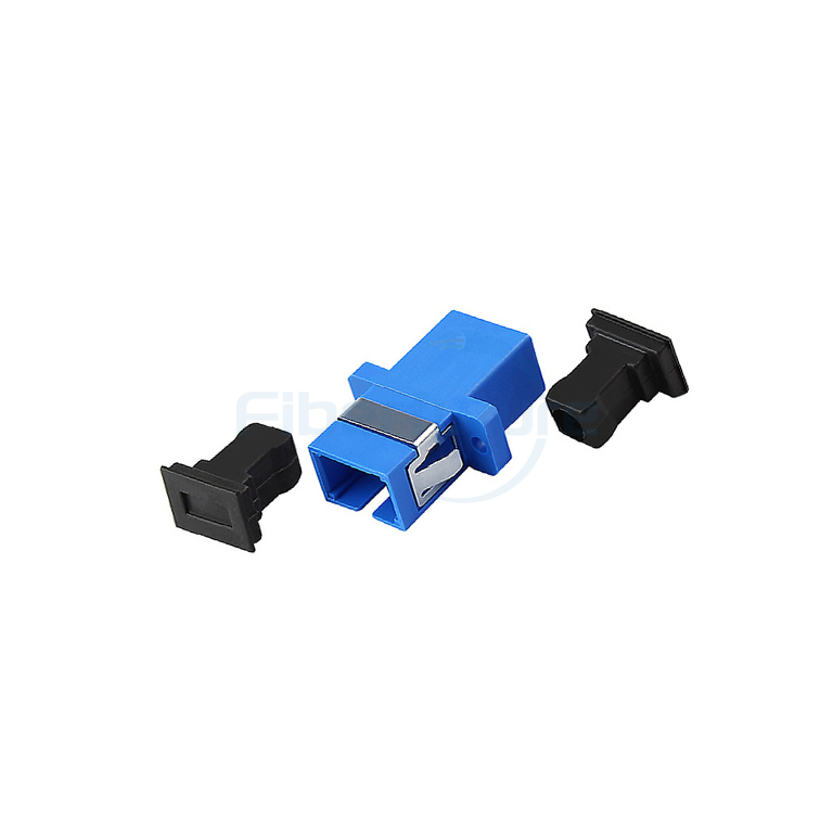 SC Simplex Blue Fiber Optic Adapter Ceramic 9/125 Single mode
