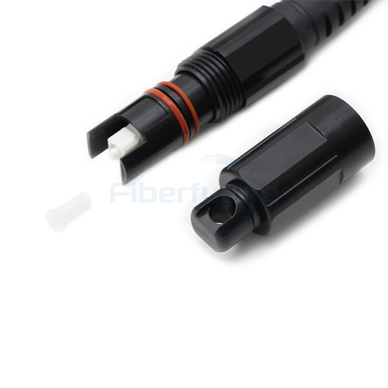 OptiTap FTTH Flat Drop Cable Patch Cord SC/APC-SC/APC G657A2 SX 4.5×9.8mm