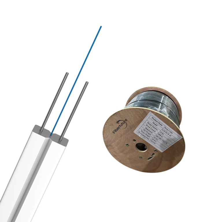 GJXH Steel Wire Strength Member 2.0*3.0 LSZH Bow-type Drop Cable