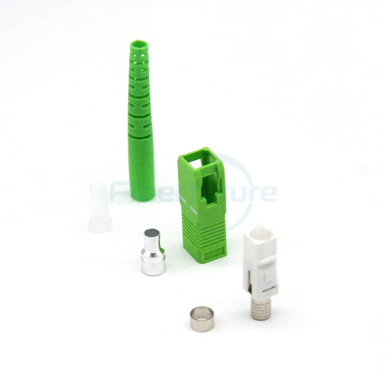 SC/APC Fiber Optic Fast Connector, SC APC SM Fast Connector