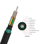 Direct Buried Single Armored Double Jacket Fiber Optic Cable GYTY53