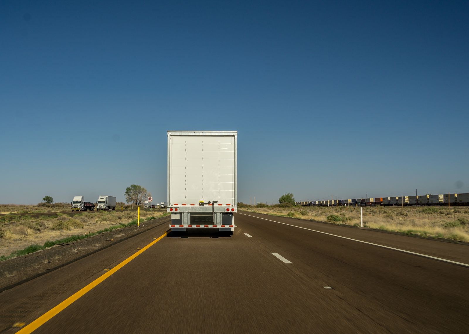 cross-border-ship-03 Cross border shipping truck on open highway
