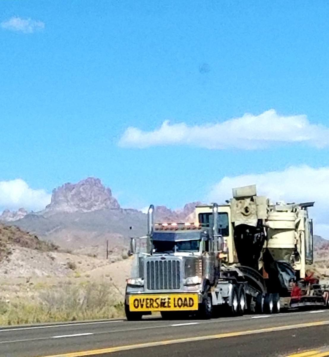 oversize-load-shipping-04 Oversize load shipping - oversize load banner on truck