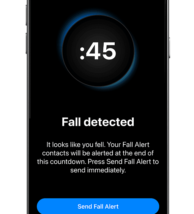 phone screen fall detection learn the audiology place page 19