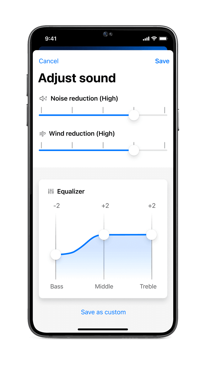phone-screen-hearing-control - The Audiology Place phone screen hearing control genesis ai hearing aids the audiology place