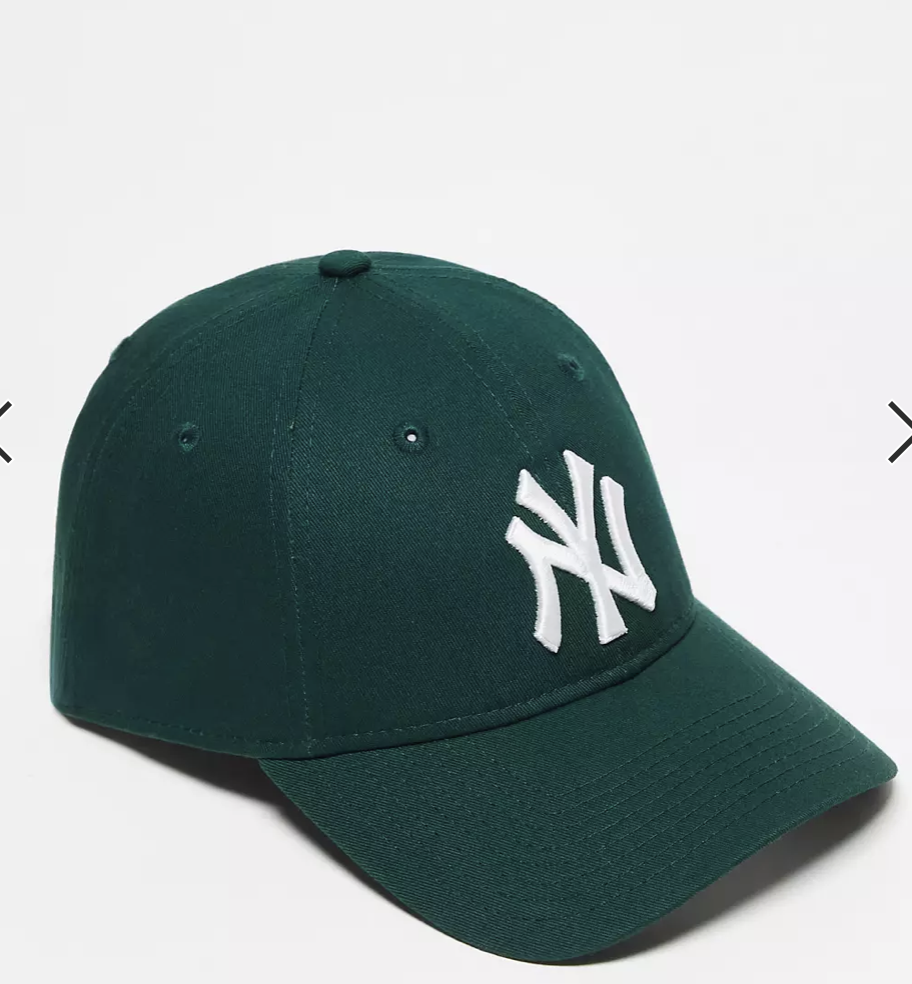 New Era 9forty NY Yankees cap in green